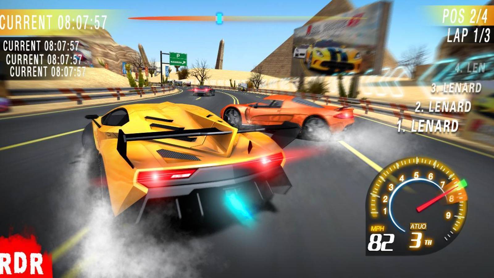 Extreme Asphalt Car Racing Unblocked - Storyboard