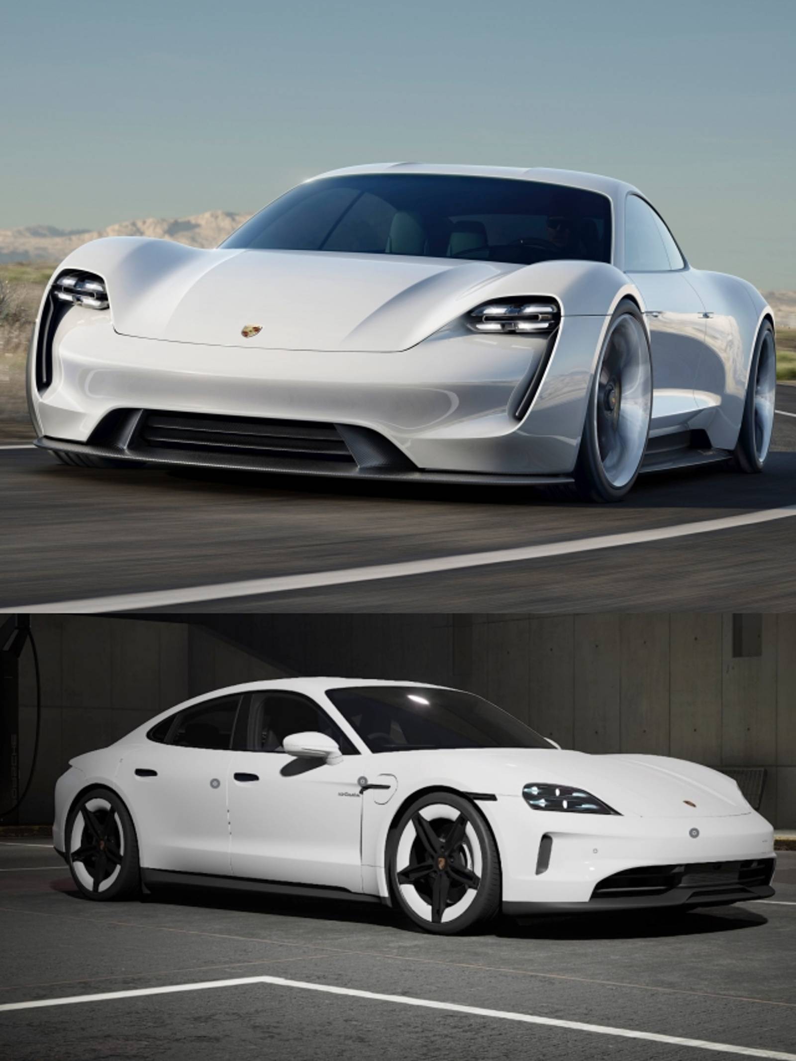 Recreating The Mission E Concept Look On The 2025 Porsche Taycan Facelift